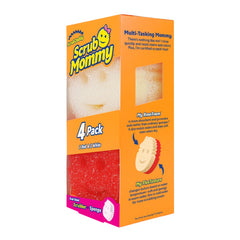 Scrub Mommy 4 Count – Red and White